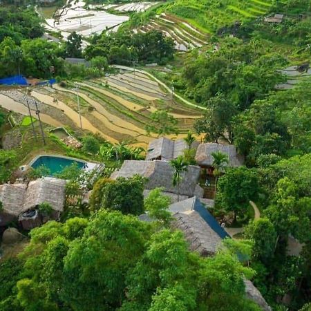 Vila Puluong Bamboo Huong Ba Thuoc Exteriér fotografie