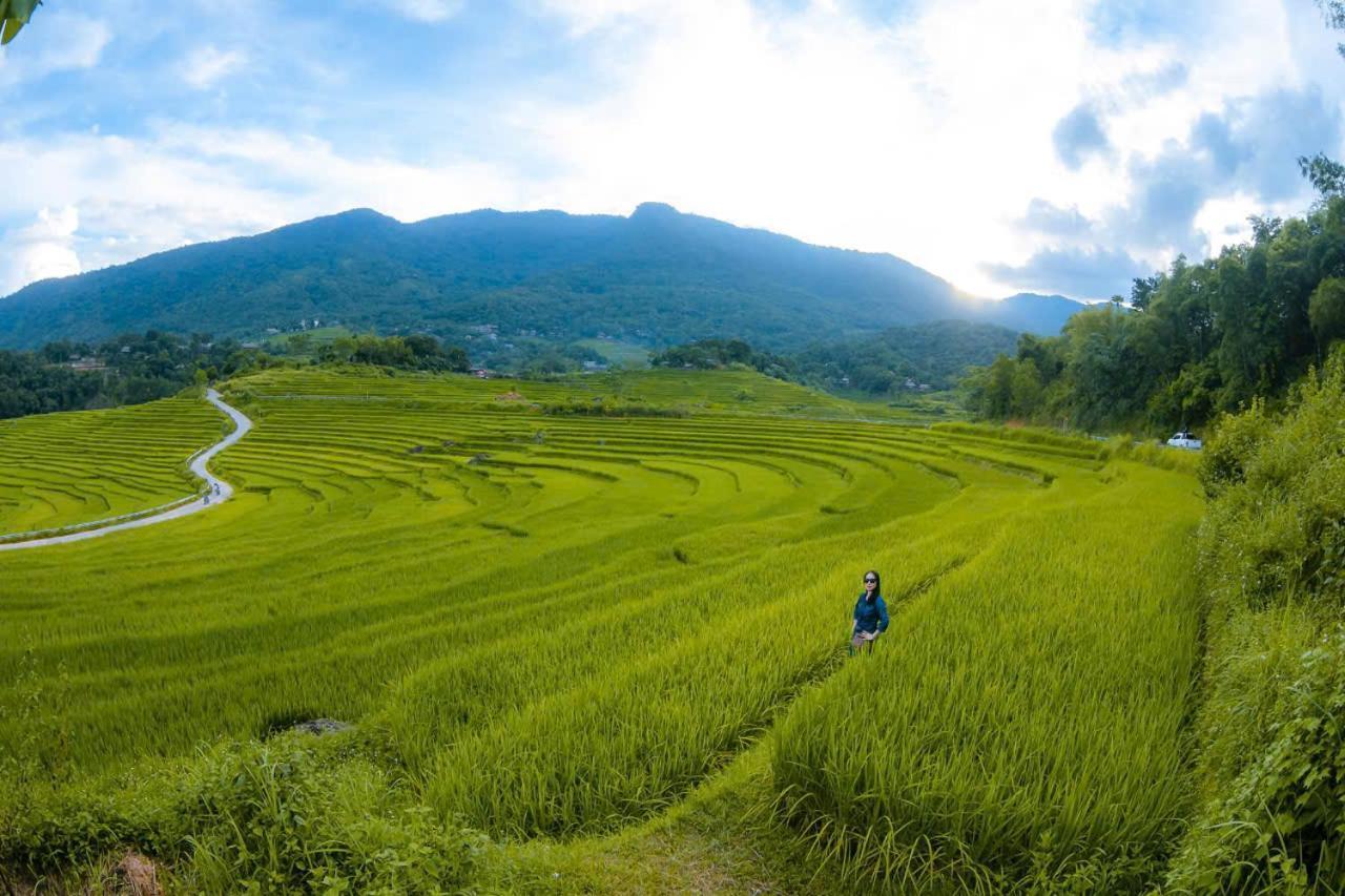 Vila Puluong Bamboo Huong Ba Thuoc Exteriér fotografie